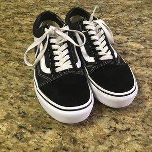 Platform old skool original vans men’s size 7.5